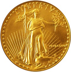 U.S. gold five dollar 1987