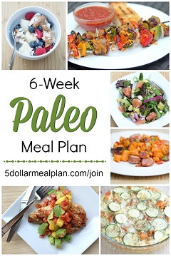 6-Week Paleo Menu Plan