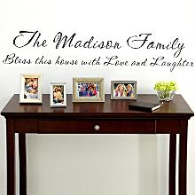 Personalized Vinyl Wall Art Message