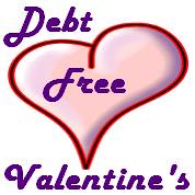 Debt Free Valentine's Day Logo