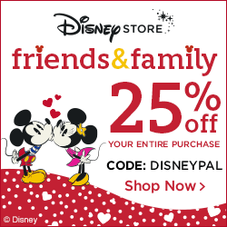 25% off at Disney Store