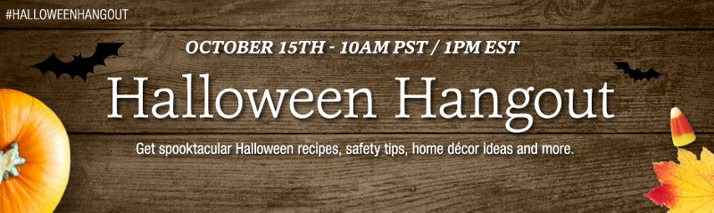 G+ PC halloween hangout banner