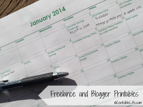 Printables for Bloggers