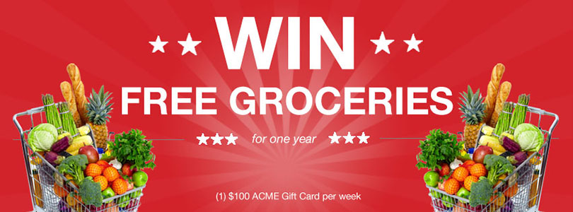 ACME free groceries for one year
