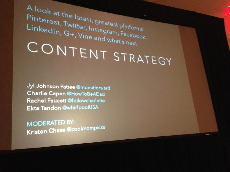 Content Strategy Panel Mom 2.0