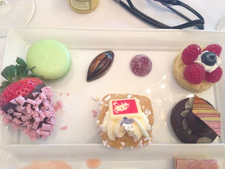 Gluten free tea at the Ritz Carlton Buckhead