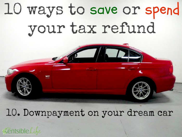 save or spend tax refund